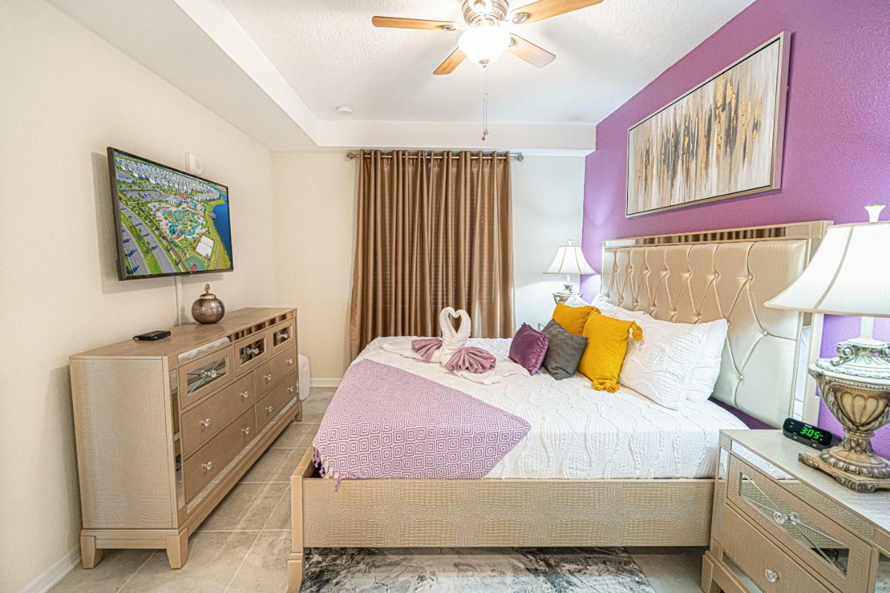 Only 5 Miles From Disney! Free Water Park! 2 Bed, 2 Bath Condo, Sleeps 8 Kissimmee Exterior foto